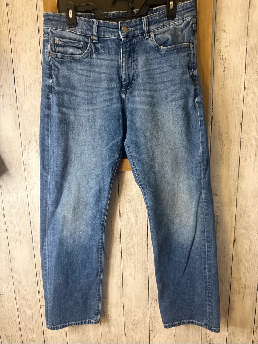 DL1961 Avery Modern Straight Jeans Blue Denim Pants Mens 32X30